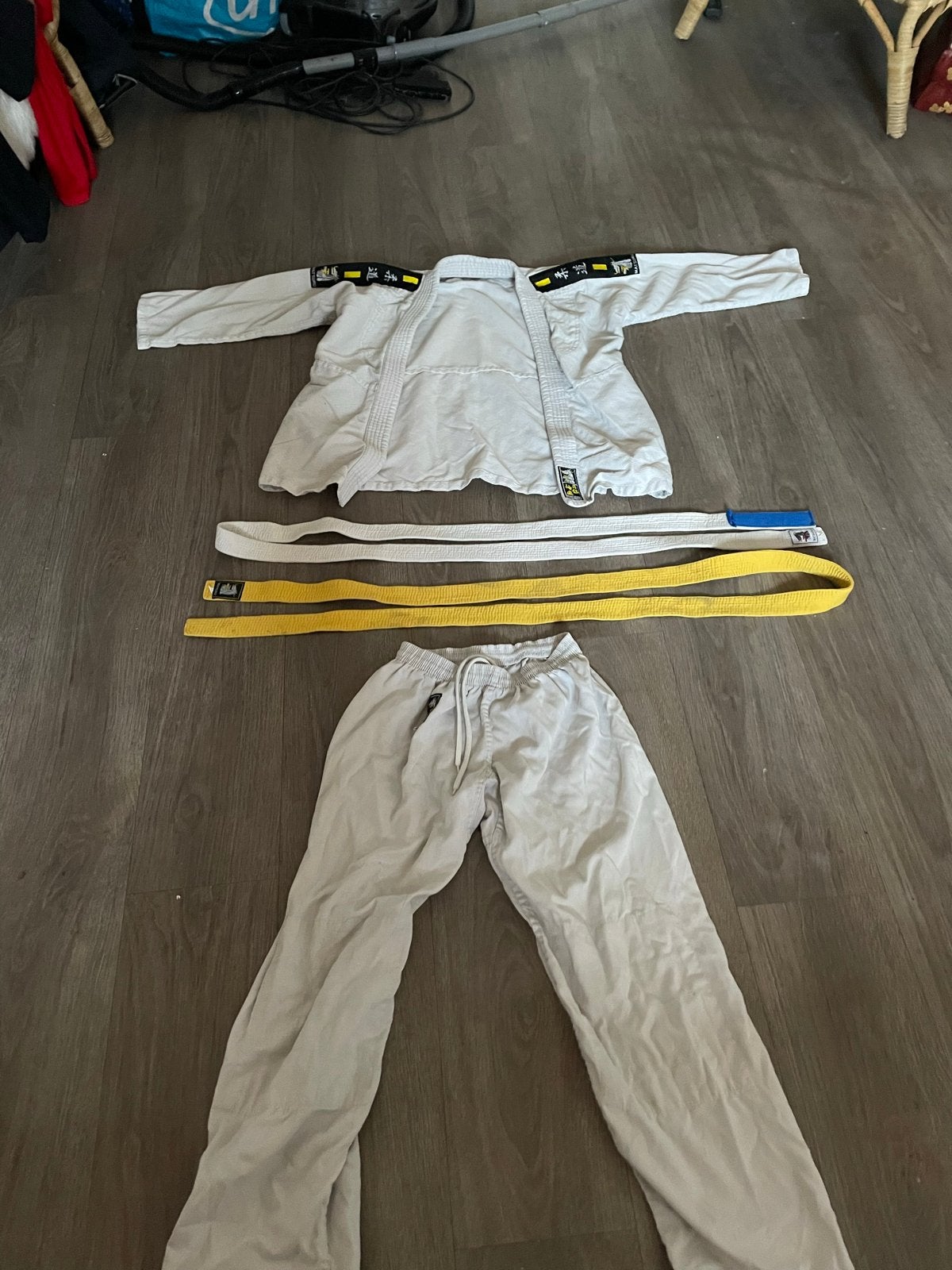 Judo pak Matsuru maat 160 met twee banden, Sport en Fitness, Vechtsporten en Zelfverdediging, Gebruikt, Judo, Vechtsportpak, Groter dan maat XL