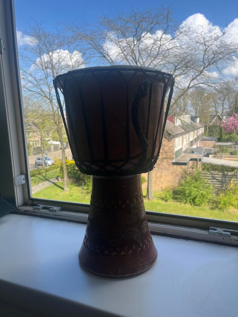 Mid djembe, Muziek en Instrumenten, Percussie, Ophalen, Gebruikt, Trommel