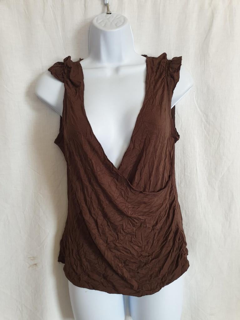 Mooi bruin dames t-shirt. Mt 42. Merk Tintoretto, Kleding | Dames, Bruin, ., Maat 42/44 (L), Ophalen of Verzenden