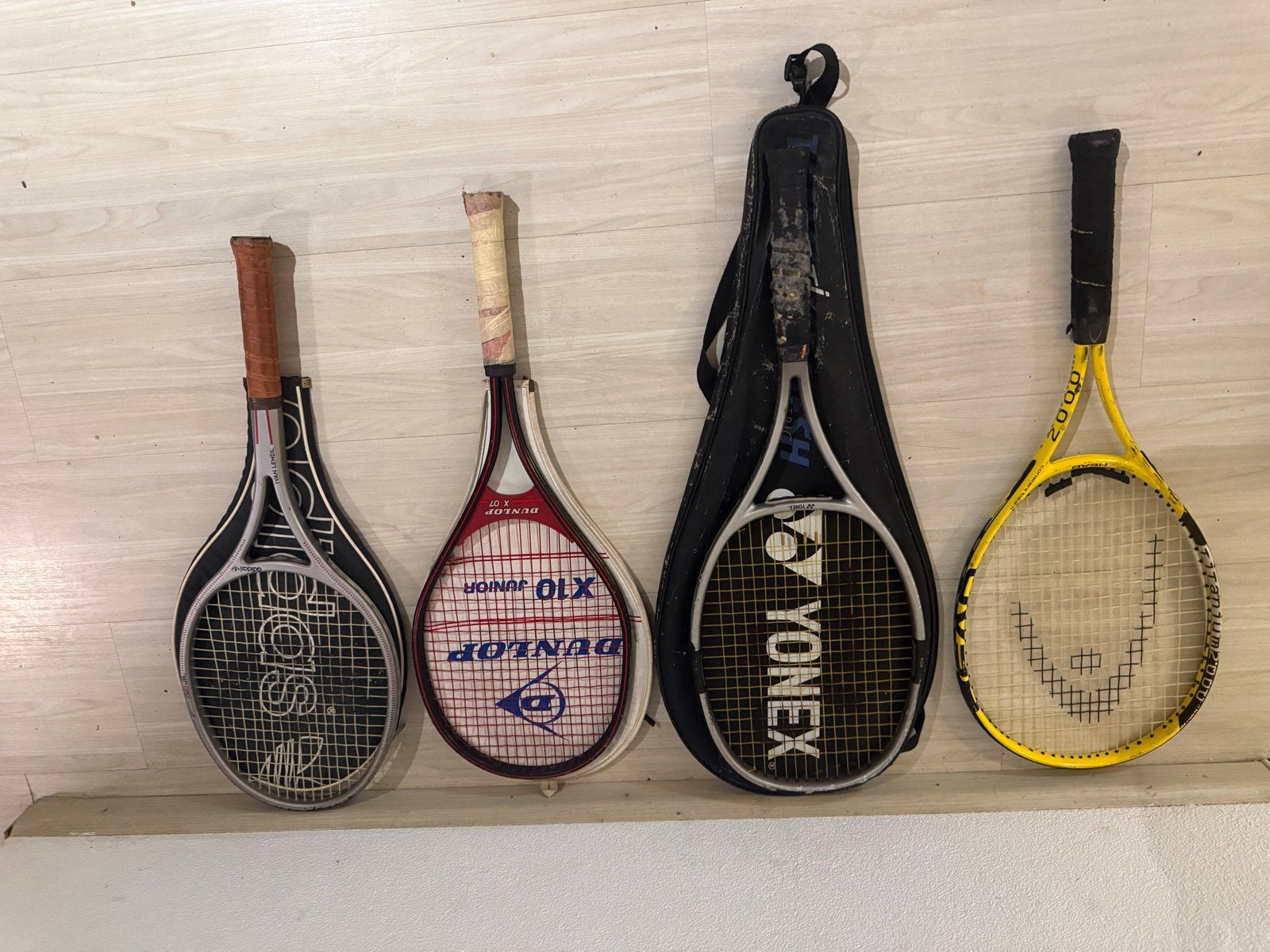 Diverse tennisrackets: Yonex, Head, Dunlop, Adidas, Ophalen, Gebruikt, Racket, Overige merken
