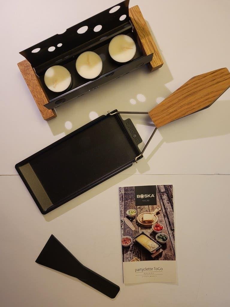 Boska Partyclette ToGo Oslo Raclette Set - Nieuw in Doos, Overige typen, Nieuw, Ophalen of Verzenden, Zwart