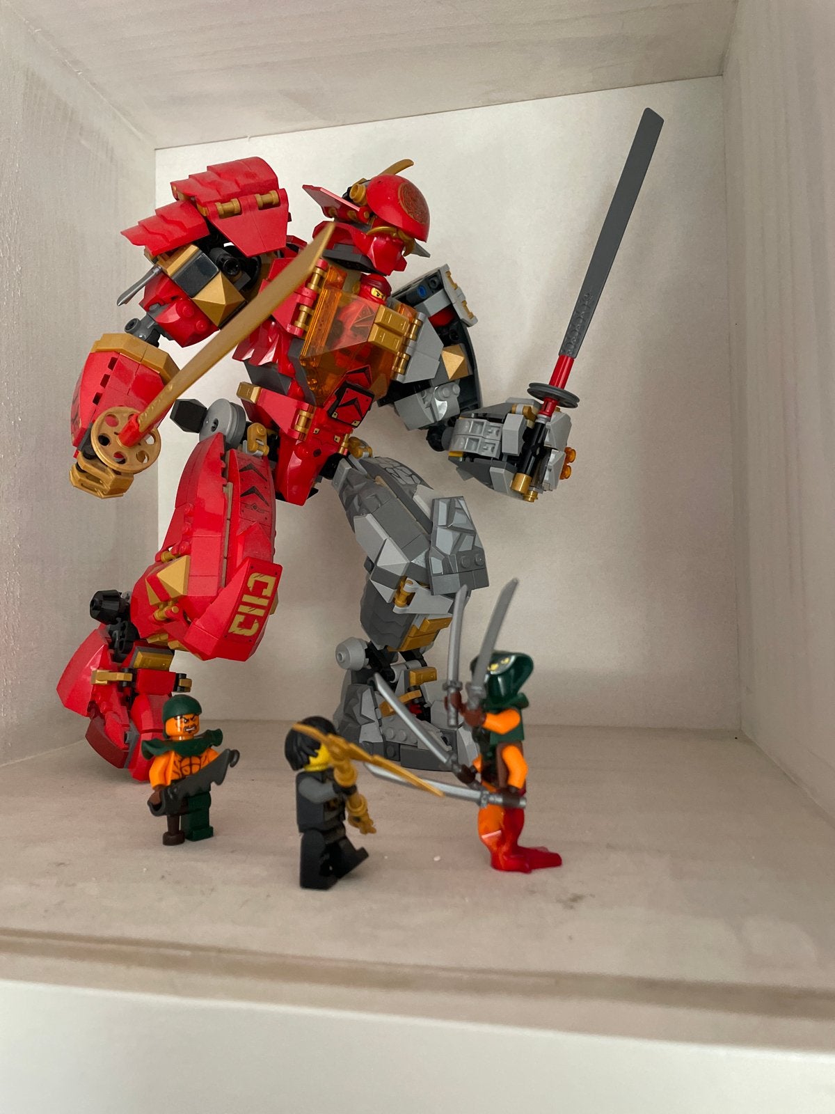 LEGO Ninjago Vuursteen robot - 71720, Ophalen of Verzenden, Gebruikt, Overige merken