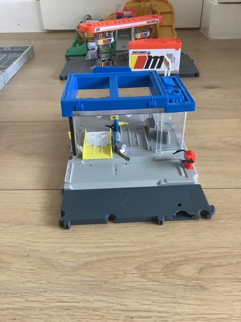 Matchbox action drivers garage/werkplaats, Ophalen of Verzenden, Gebruikt