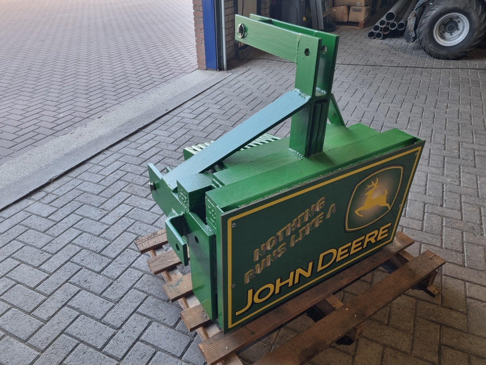 John Deere frontgewicht met losse gewichten 1720kg, Ophalen of Verzenden, Akkerbouw, Grondbewerking