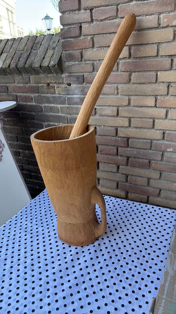 Grote vijzel 50 cm hoog, Antiek en Kunst, Ophalen of Verzenden