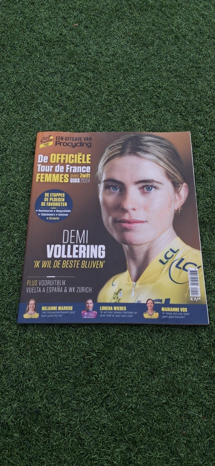 Officiële Tour de France Femmes Gids 2024 - Demi Vollering, Ophalen, Nieuw, Sport en Vrije tijd