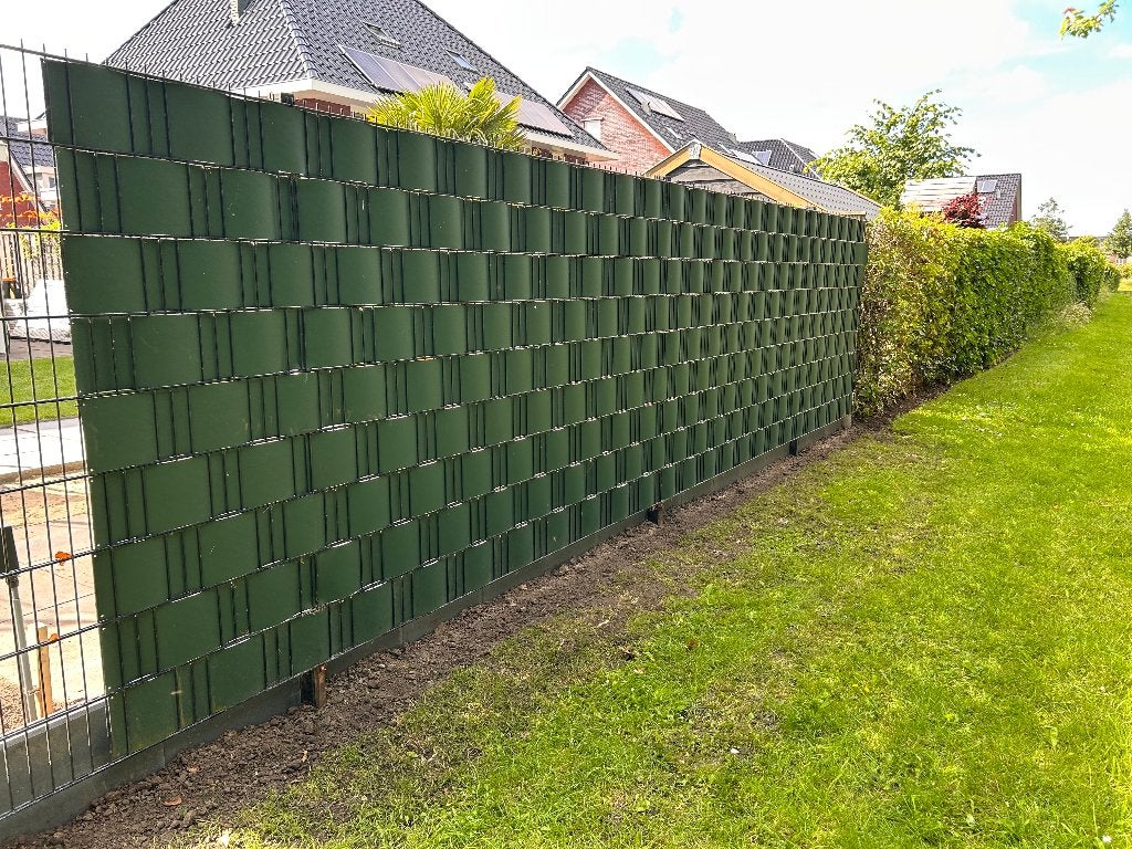 vlechtband groen RAL6009, Ophalen, Nieuw, Kunststof, Dubbelstaafmat hekwerk