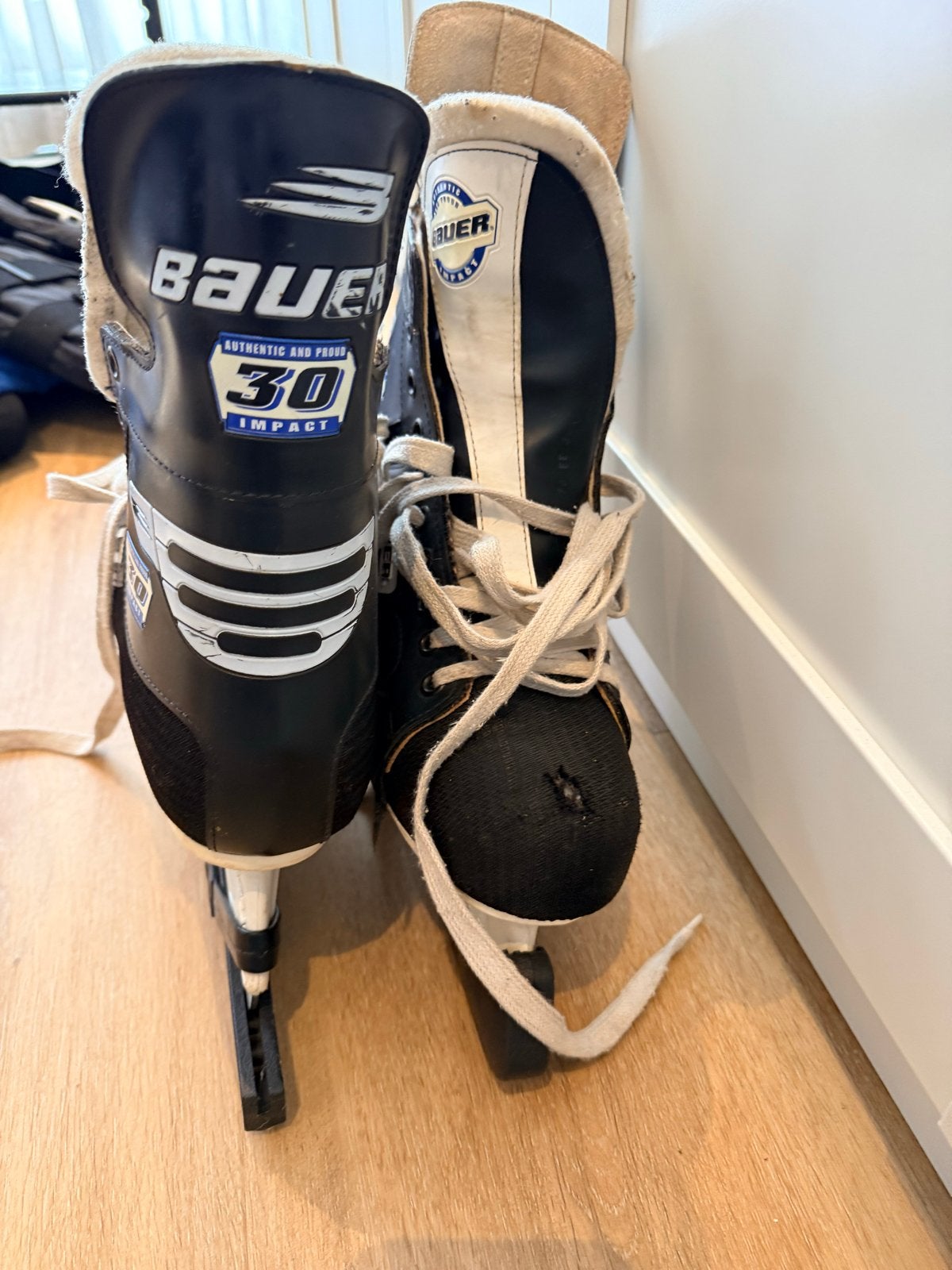 Bauer 30 Impact ijshockey schaatsen, maat 46, Ophalen, Gebruikt, Schaatsen