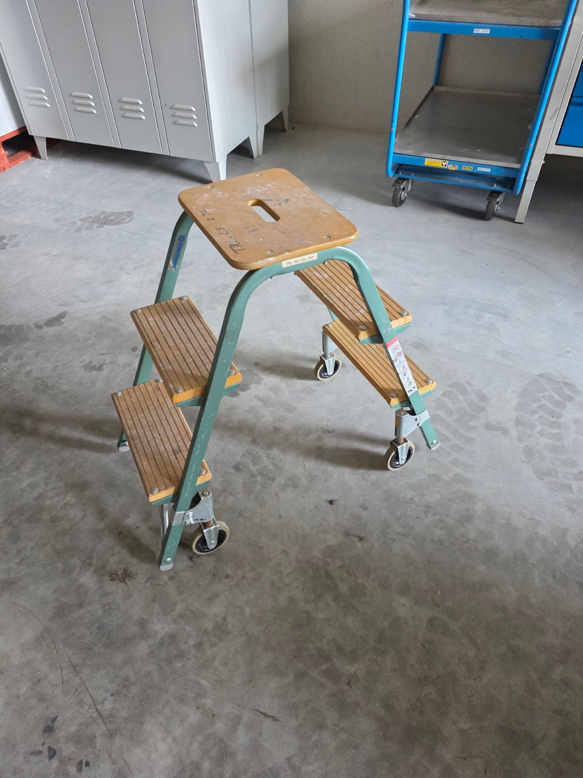 verrijdbare trap, Ophalen, Minder dan 2 meter