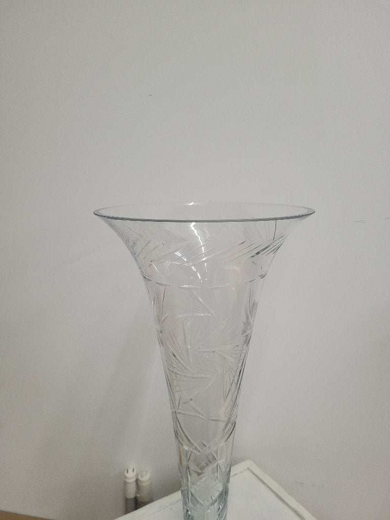 oude vintage gekleurde grote vaas servet vaas, Antiek en Kunst, Ophalen of Verzenden