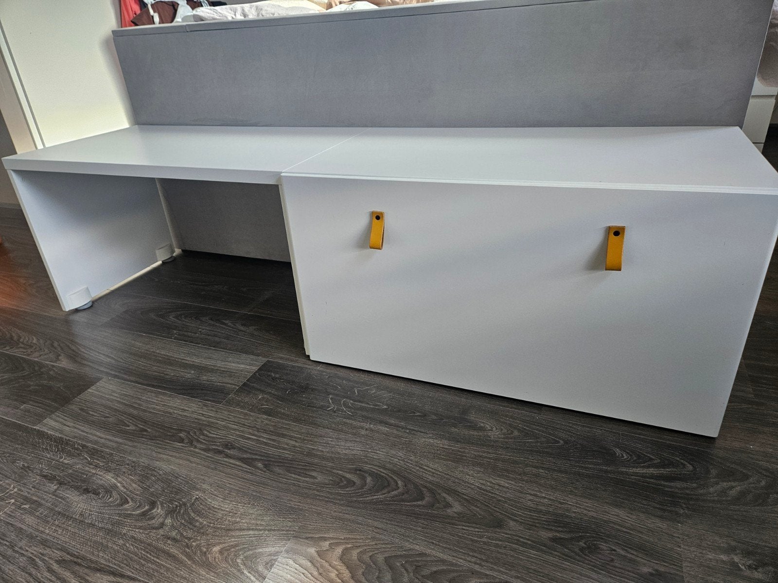 IKEA SMÅSTAD speelgoedkist met bureau, Ophalen, Gebruikt