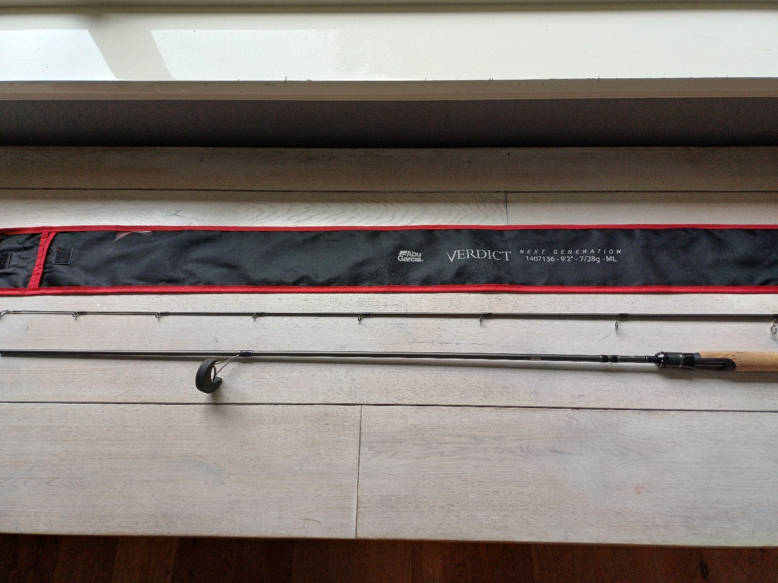 Abu garcia verdict spin hengel 7-28g, Watersport en Boten, Hengelsport | Roofvissen, Ophalen, Gebruikt, Werphengel
