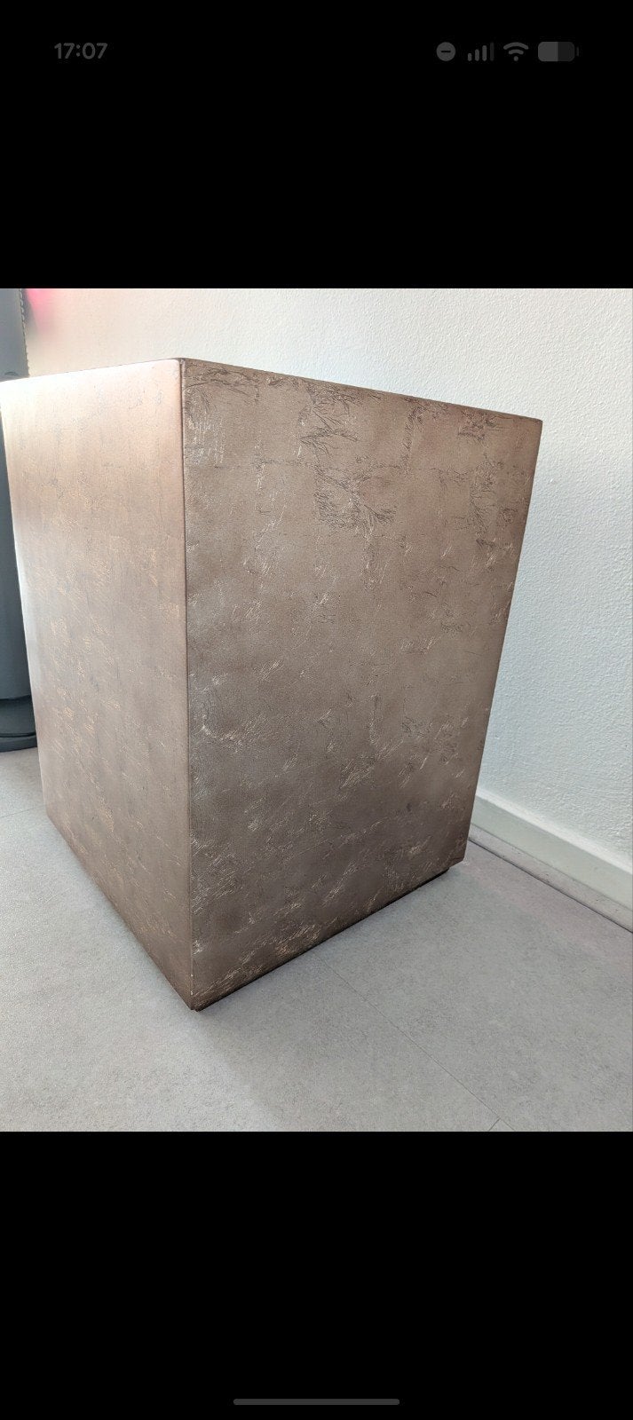 bijzettafel bladgoud, Ophalen of Verzenden, Zo goed als nieuw
