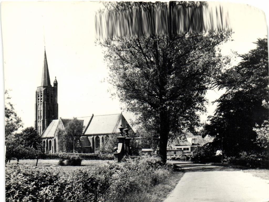 Nisse, Zuidweg met Ned. Herv. Kerk - ongelopen, Ophalen of Verzenden, 1960 tot 1980, Ongelopen, Zeeland