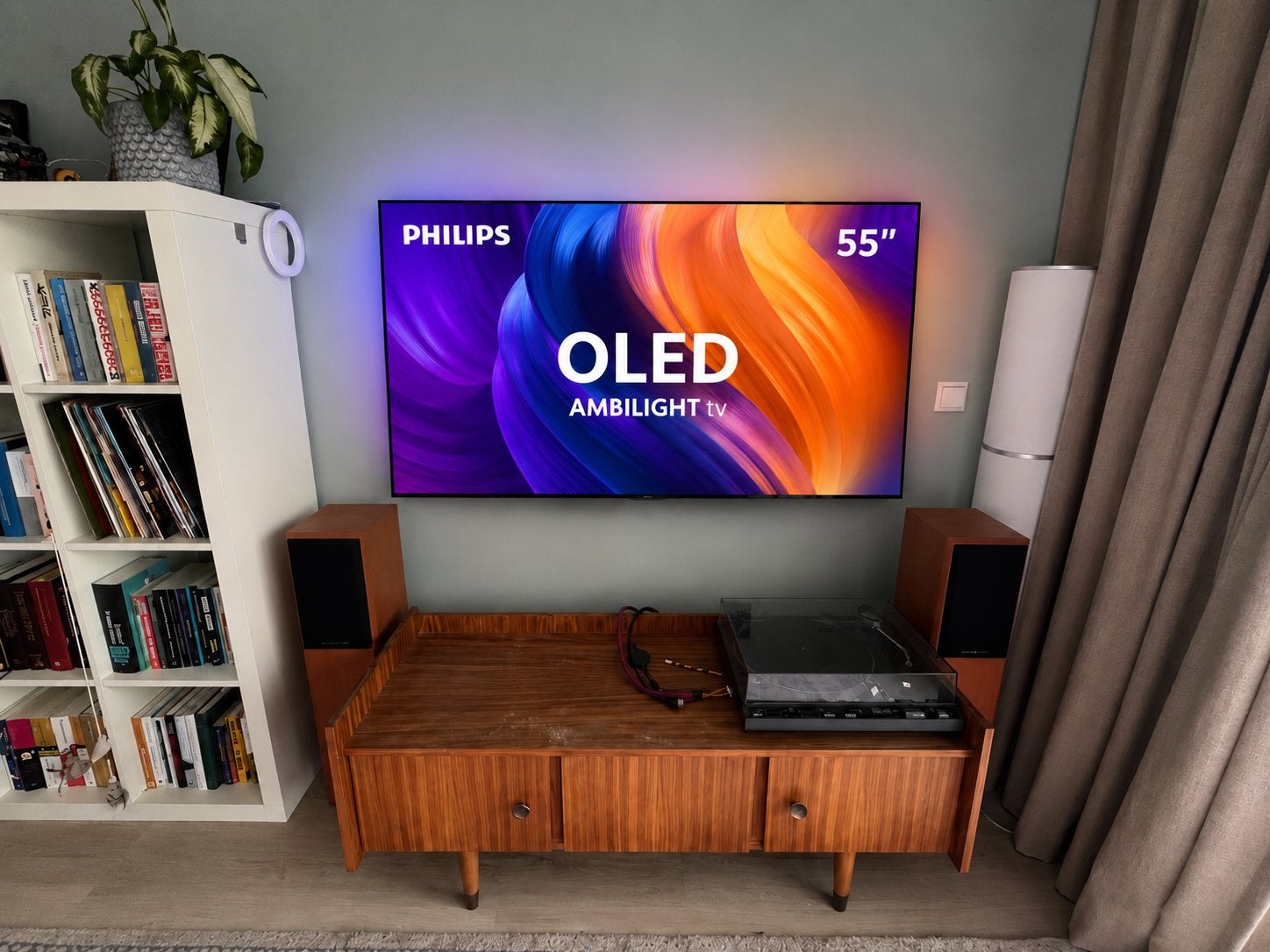 Philips 55POS9002 OLED Ambilight TV - GROENE WAAS, Audio, Tv en Foto, Televisies, Ophalen, Philips, OLED, 4k (UHD)
