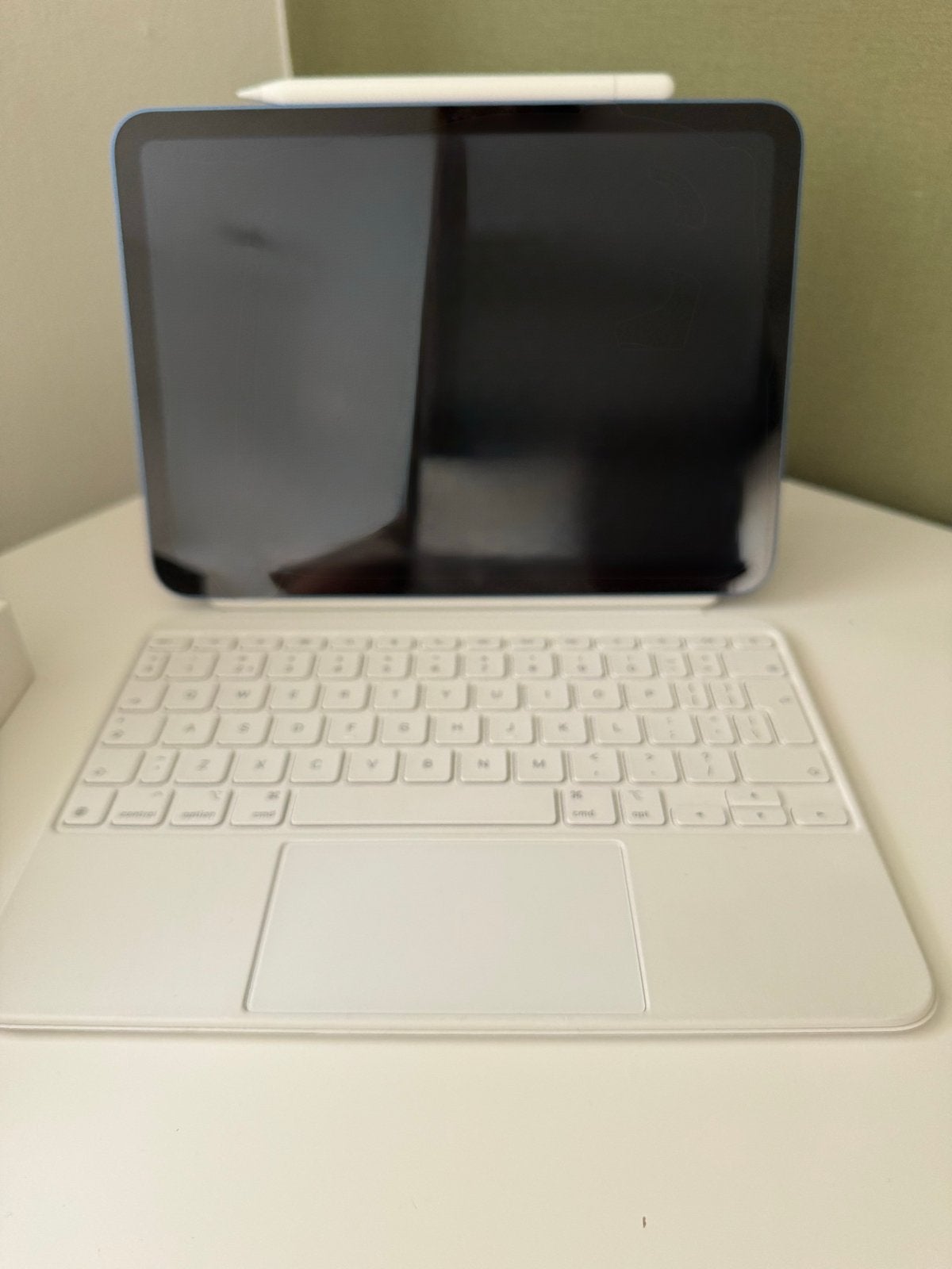 iPad a16 set (iPad + Magic Keyboard Folio + Apple Pencil), Computers en Software, Apple iPads, 10 inch, Apple iPad, Wit, Ophalen of Verzenden