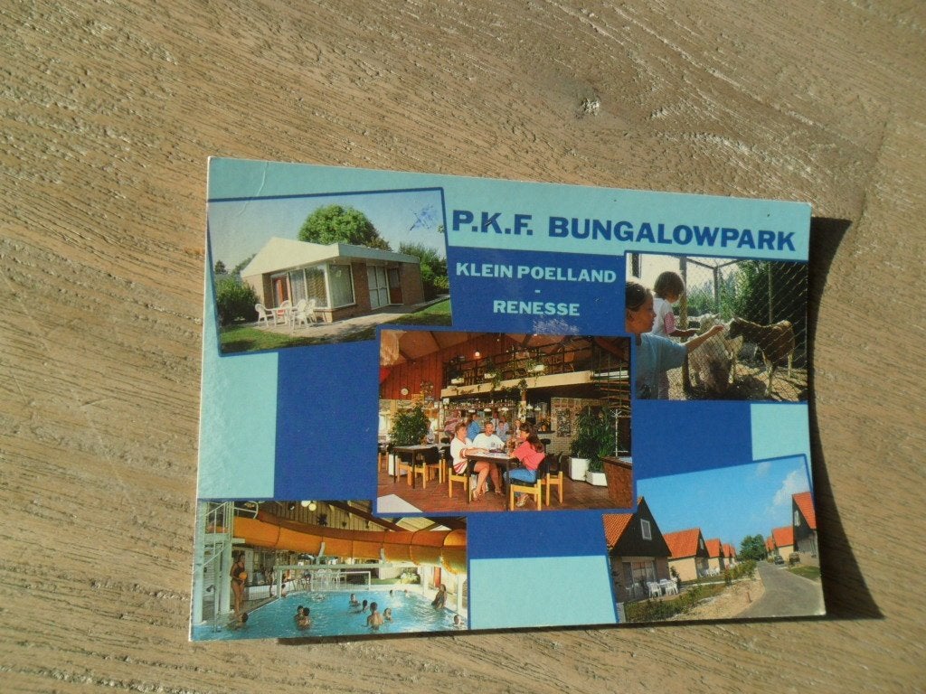 Renesse, PRF bungalowpark Klein Poelland, interieur/zwembad, Verzenden, 1980 tot heden, Gelopen