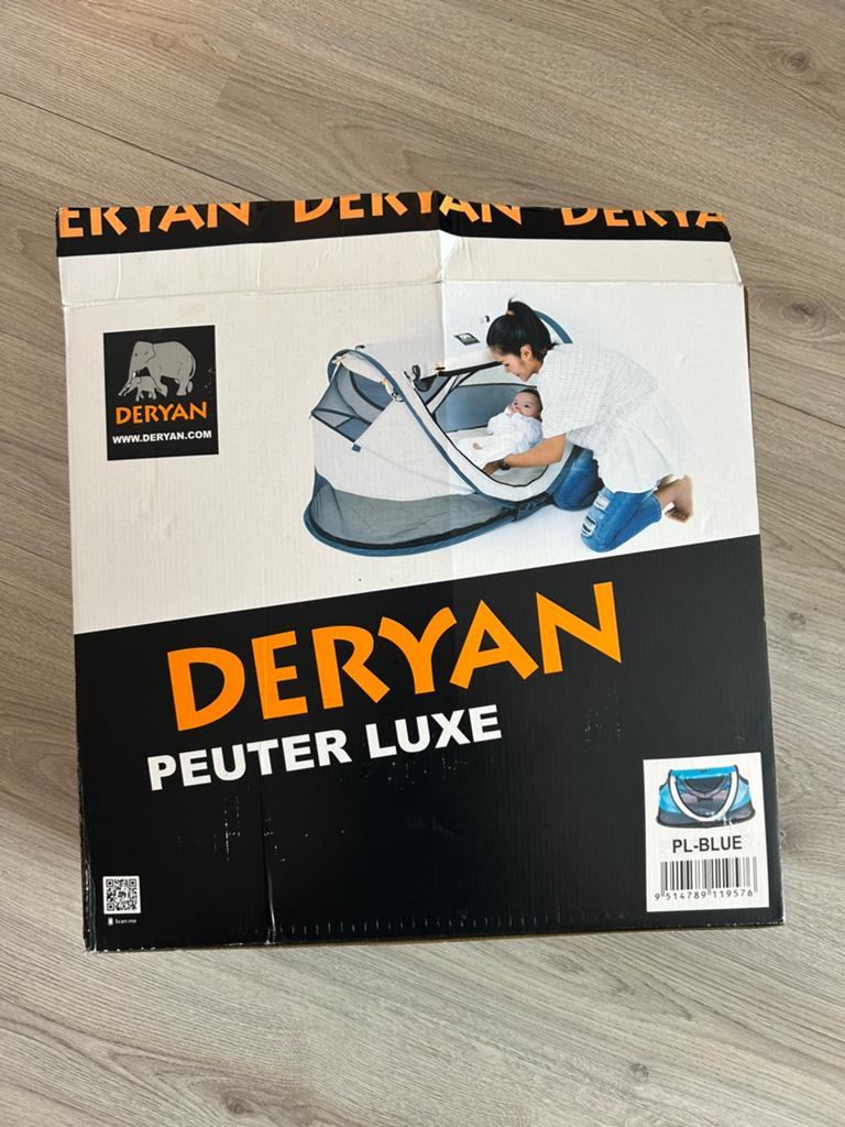 Deryan Peuter Luxe Reisbedje - Verduisterend met Gaas, Ophalen, Gebruikt, Reisbedje