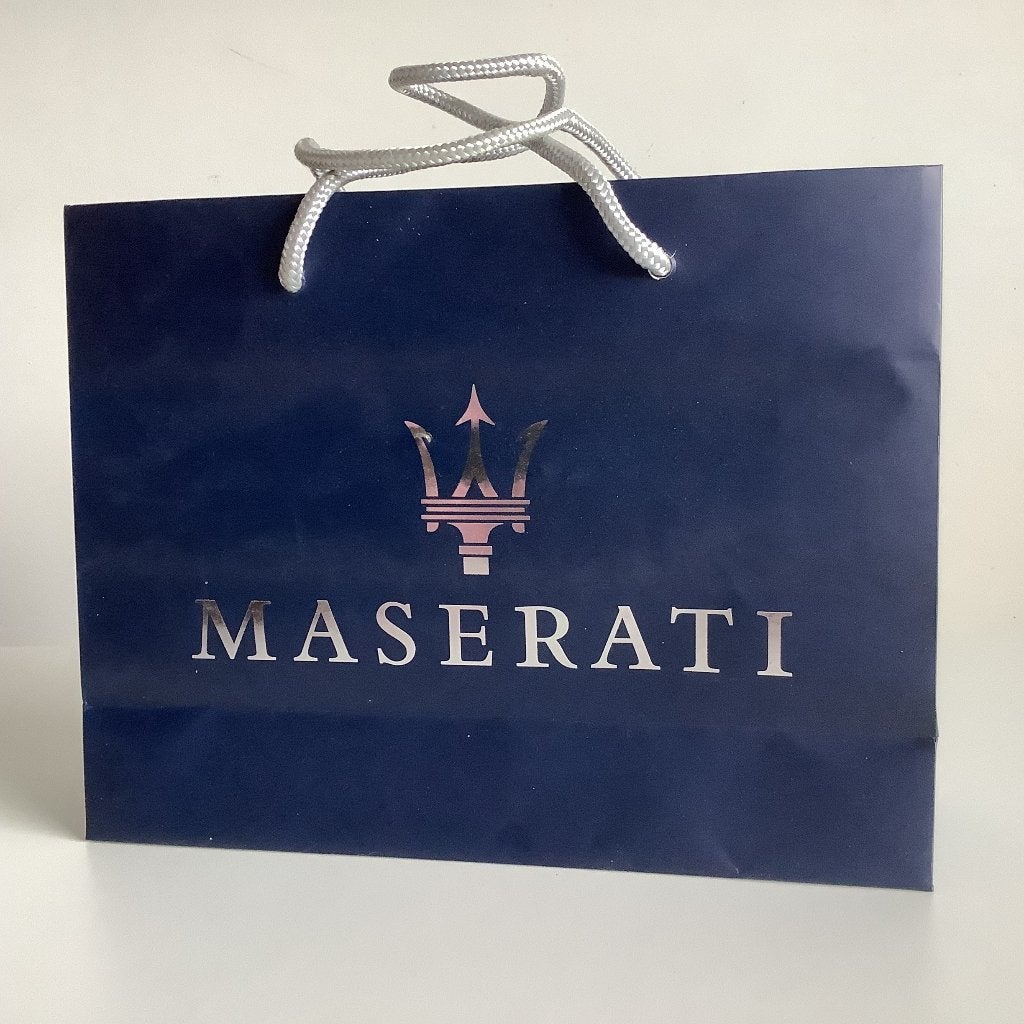 Maserati tasje, Ophalen of Verzenden, Zo goed als nieuw, Blauw, Overige typen