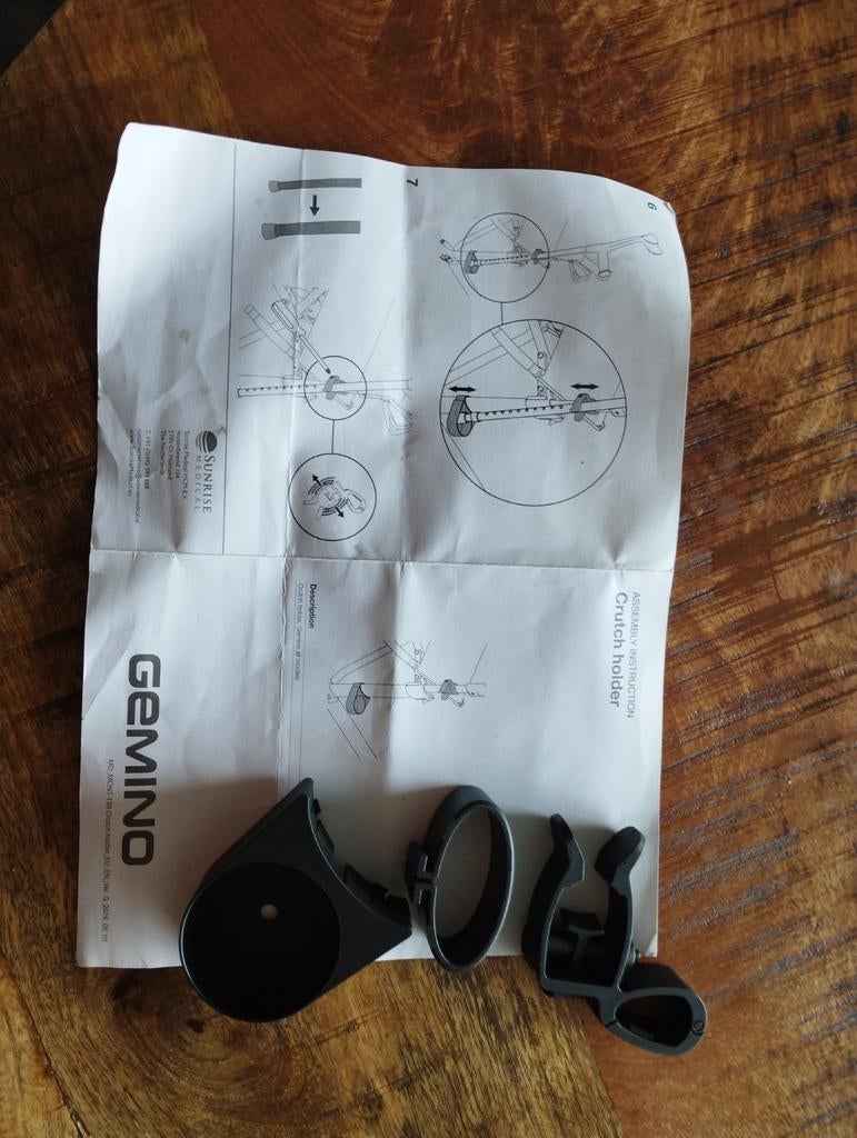 Stokhouder voor gemino 20.30.60 modellen nieuw, Diversen, Rollators, Ophalen of Verzenden