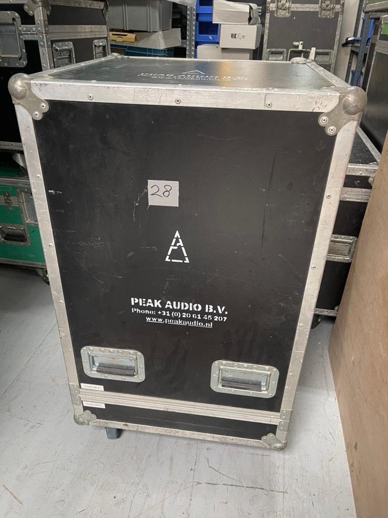 STOLPCASE FLIGHTCASE 56x56cm 9+77cm Hoog voor Binnenrack TOP, Ophalen, Gebruikt, Overige instrumenten, Flightcase