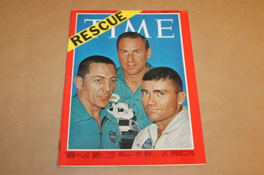 Time magazine - 1970 - Over Apollo 13, Ophalen of Verzenden, 1960 tot 1980, Knipsel(s)