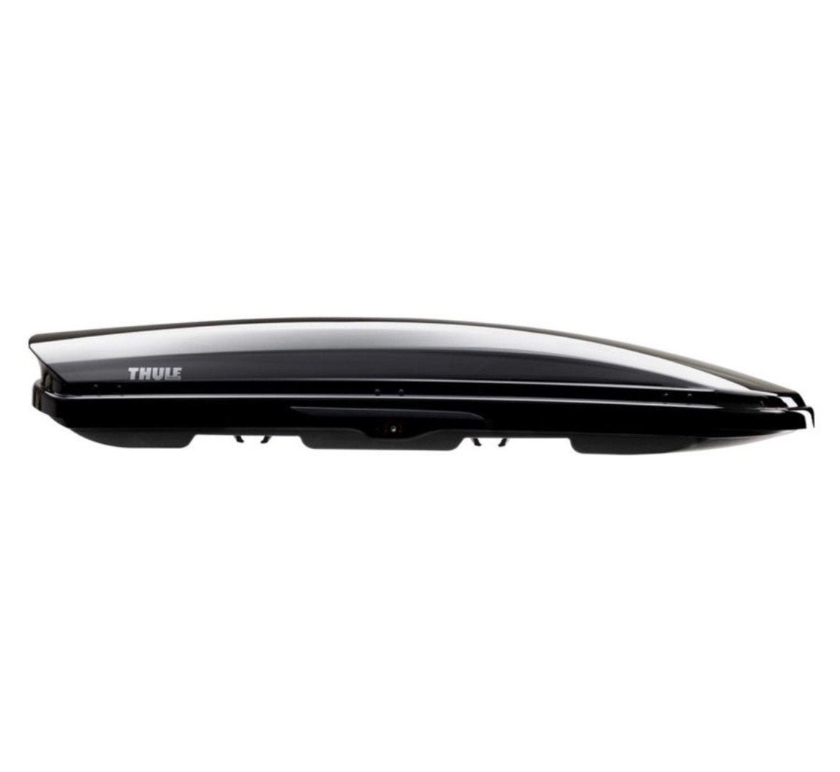 Thule Dynamic 900 Dakkoffer Glanzend Zwart met Skihouder, Ophalen, Gebruikt
