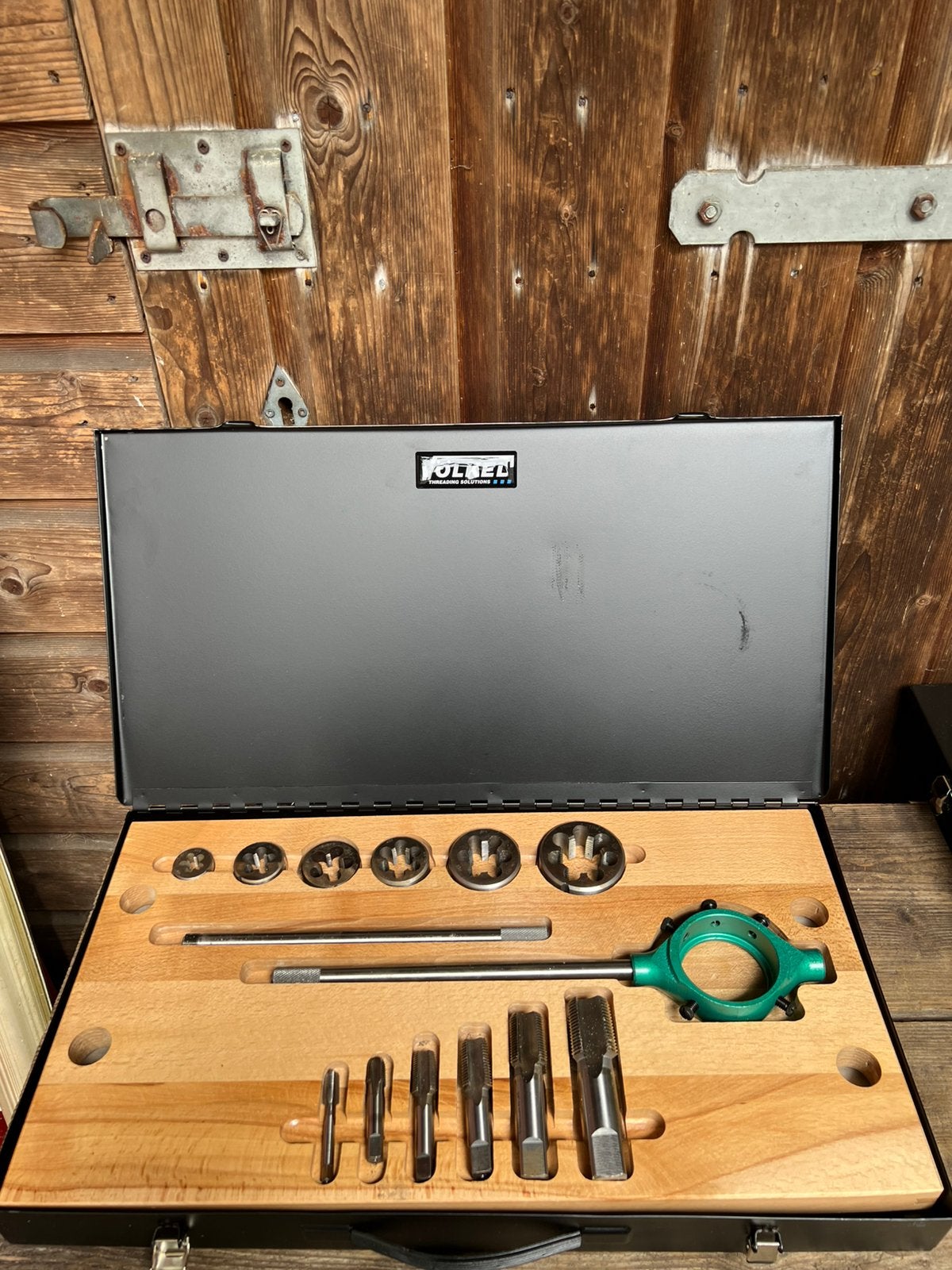 Volkel tap set inch maten, Ophalen, Gebruikt, Onbekend, Onbekend