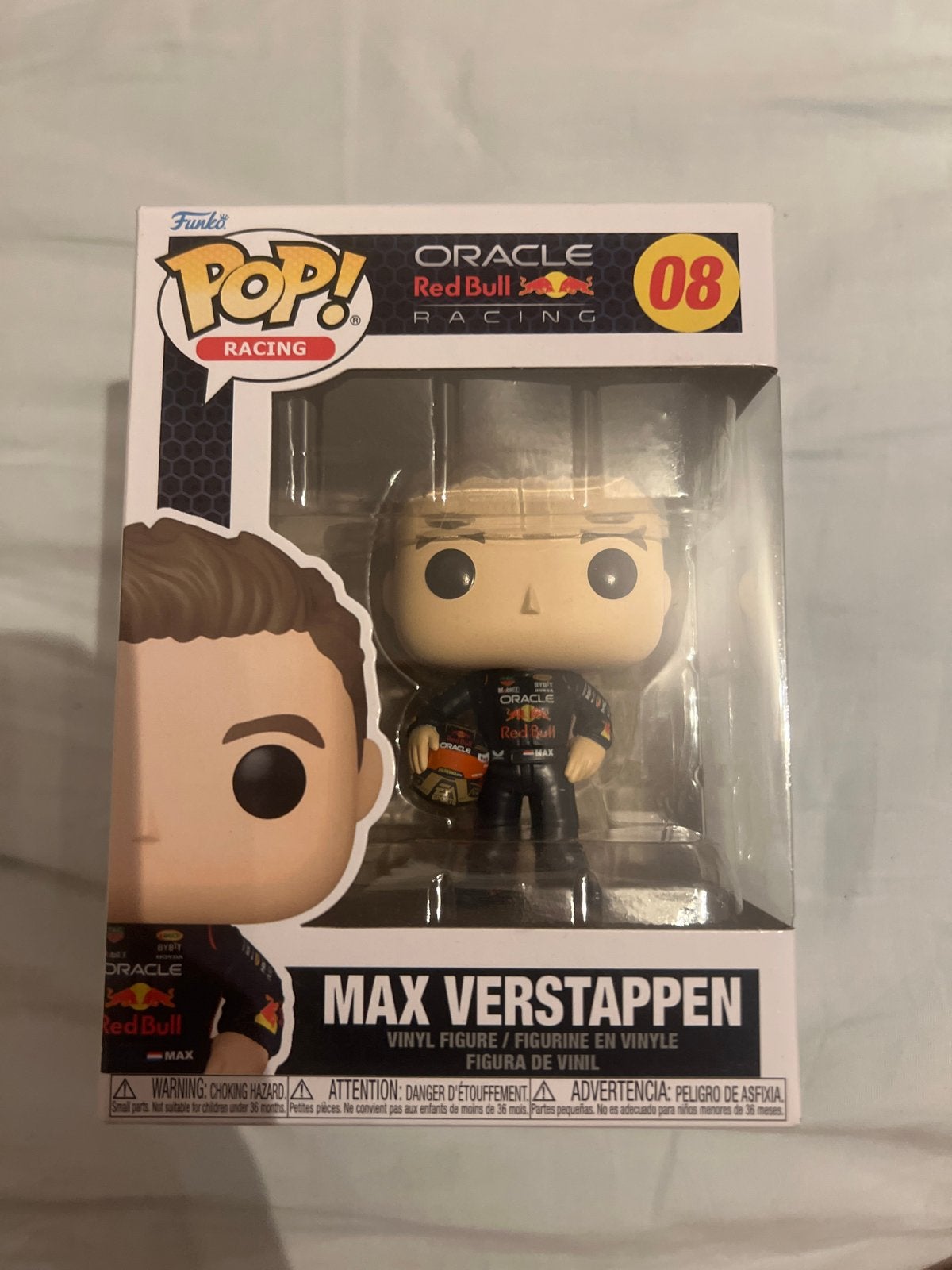 Funko Pop! Racing Max Verstappen #08 Oracle Red Bull, Ophalen of Verzenden, Nieuw