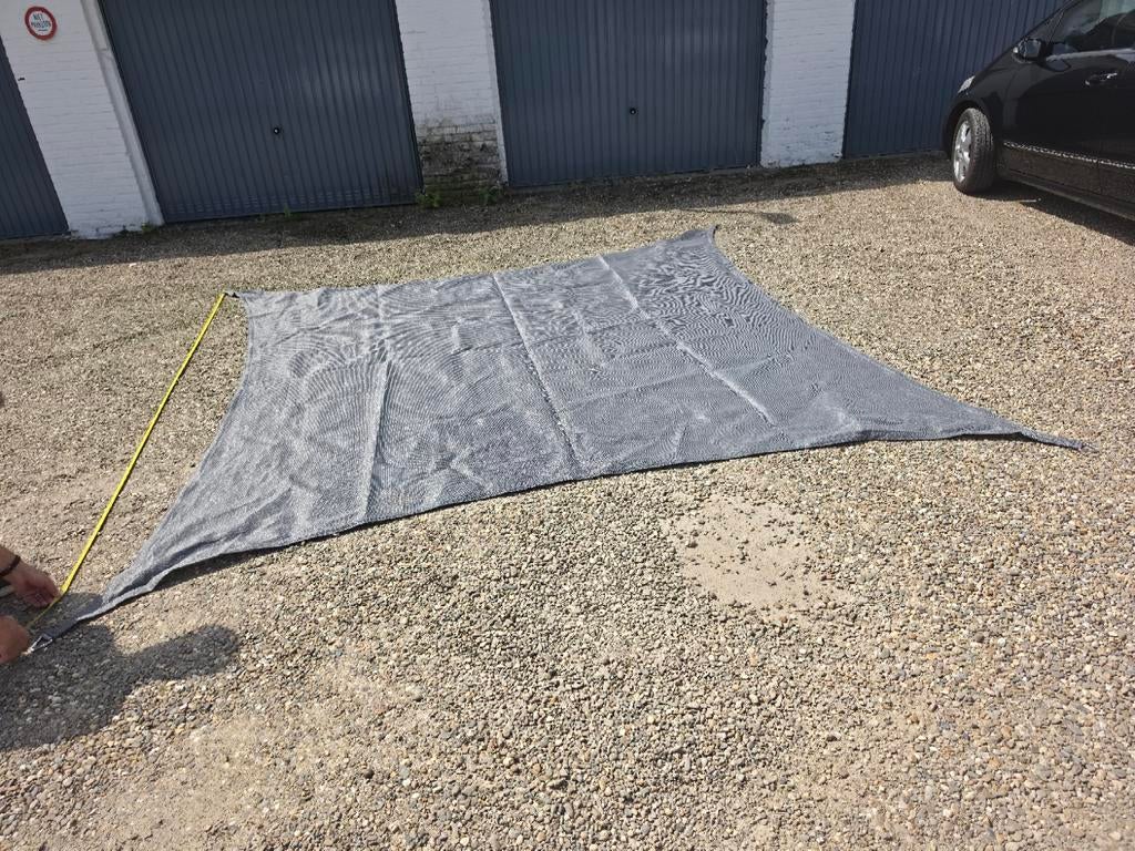 Zonnescherm / Schaduwdoek Grijs Nesling, Ophalen of Verzenden, Gebruikt