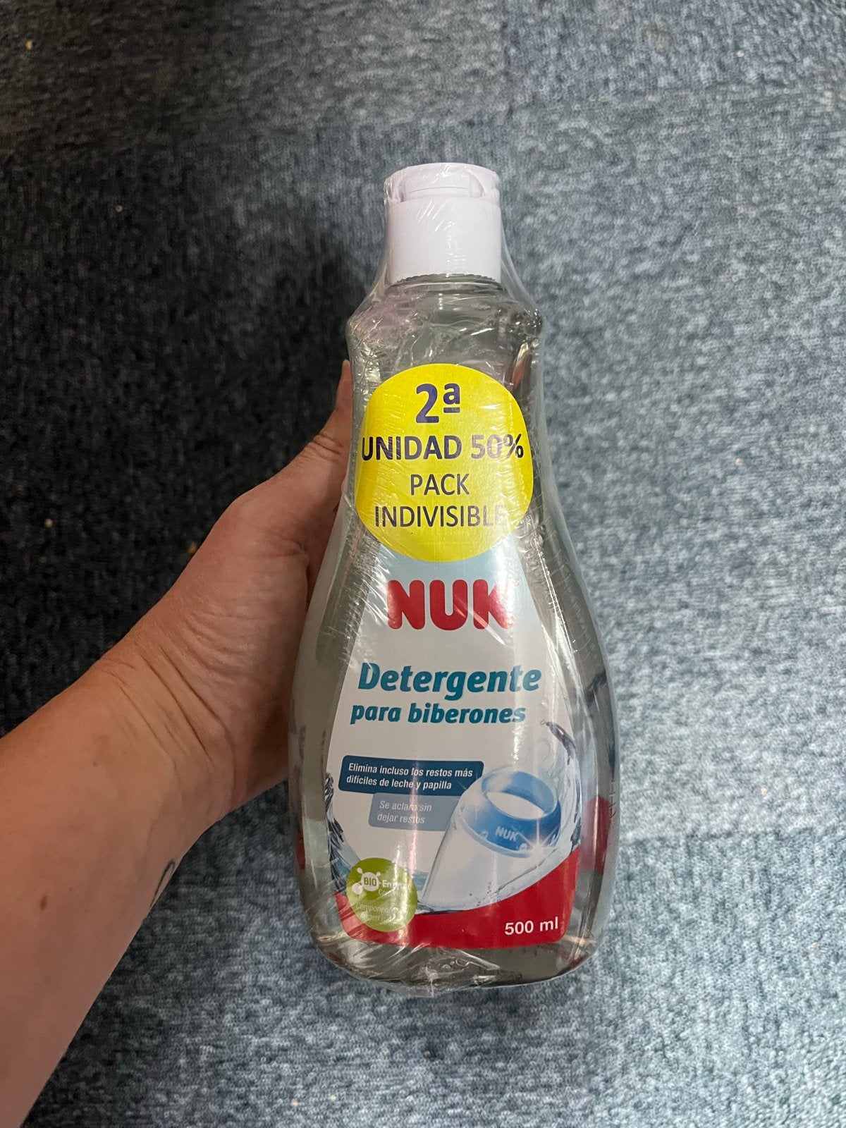 NUK Flessenreiniger - 2x 500ml (Nieuw), Ophalen of Verzenden, Nieuw, Overige typen