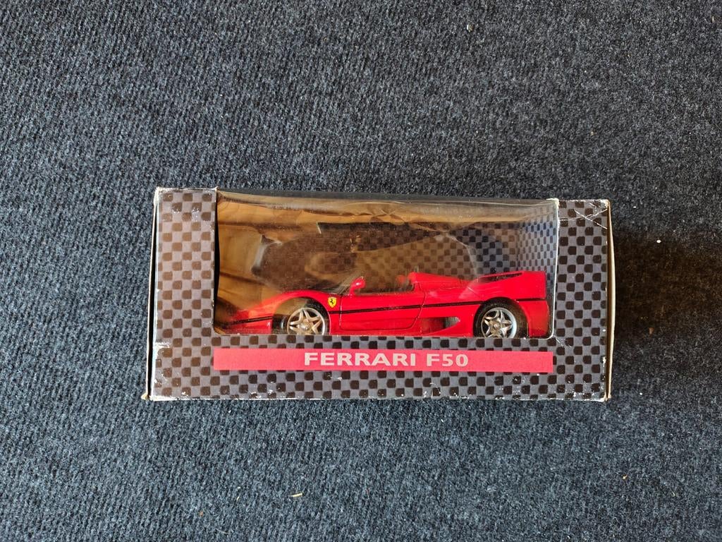 Ferrari F50 schaalmodel in originele verpakking, Hobby en Vrije tijd, Modelauto's | 1:43, Ophalen of Verzenden, Nieuw, Auto, Overige merken