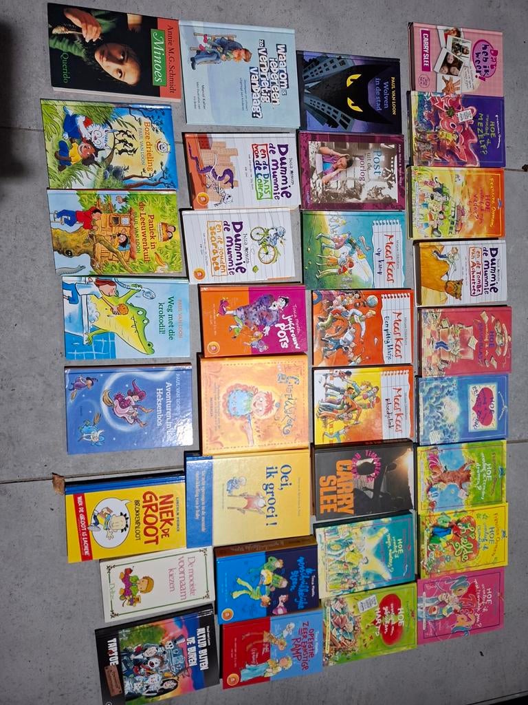 Bananendoos vol met kinderboeken, Boeken, Ophalen of Verzenden, Zo goed als nieuw