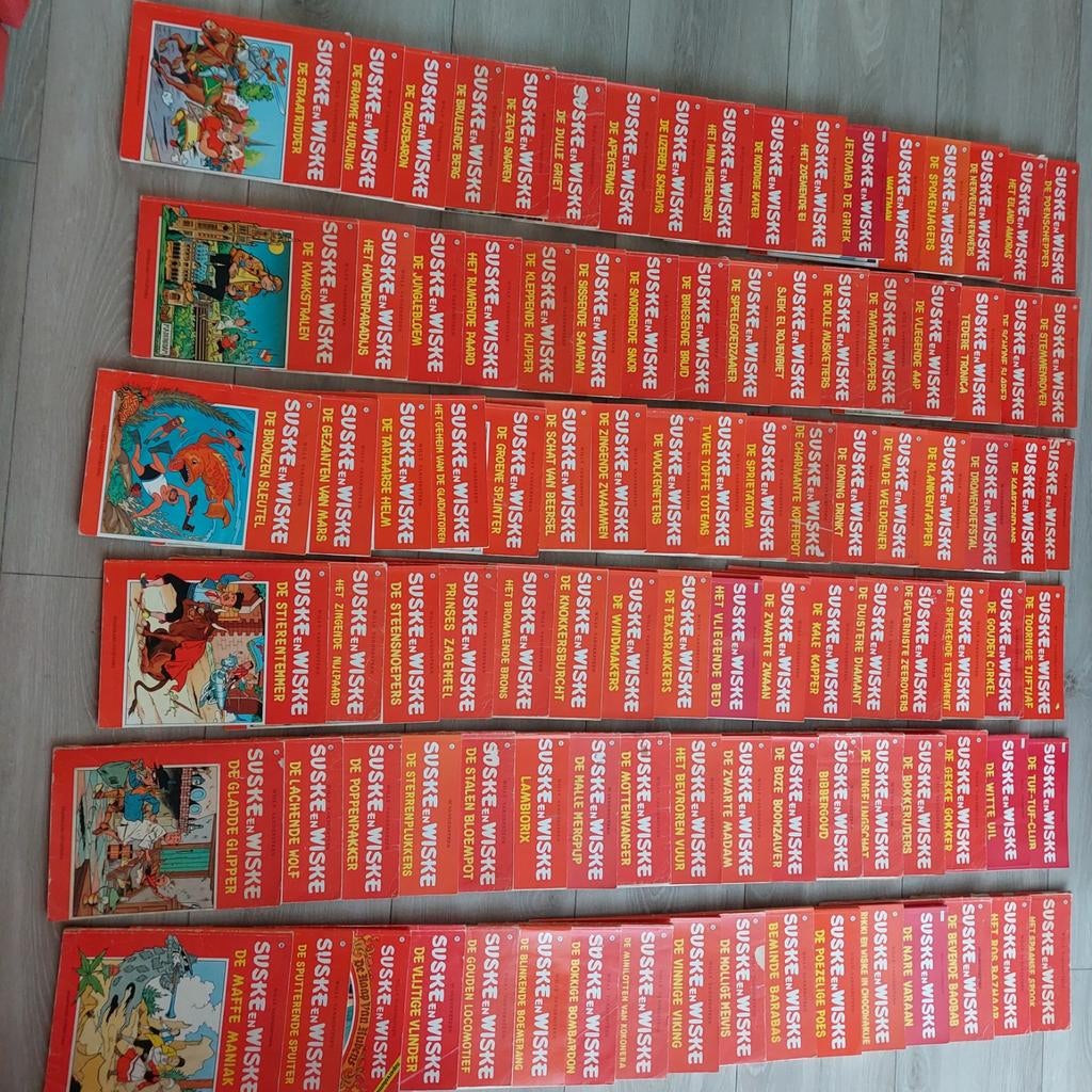 Suske en Wiske collectie nummer 67 t/m 330, Boeken, Meerdere stripboeken, Ophalen, Gelezen, Willy Vandersteen