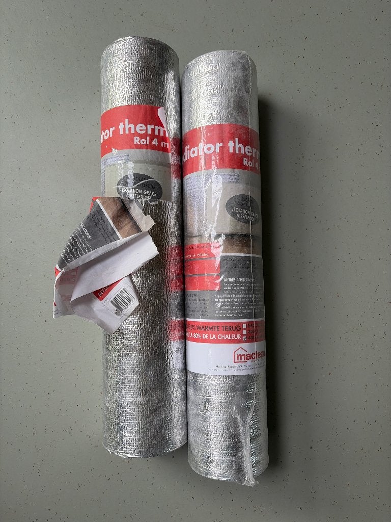 Radiatorfolie rol, 30 tot 80 cm, Overige typen, Nieuw, 150 cm of meer