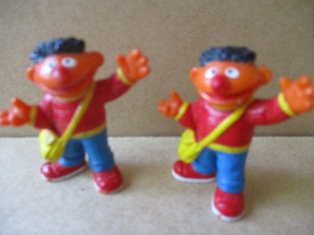 adv11179 sesamstraat / muppets poppetje 17, Ophalen, Gebruikt, Tv, Actiefiguur of Pop