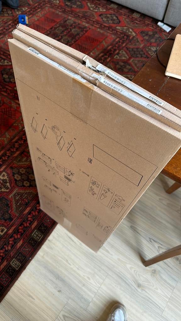 3 ikea forbattra panelen wit 39x86, Doe-het-zelf en Verbouw, Platen en Panelen, Ophalen, Zo goed als nieuw