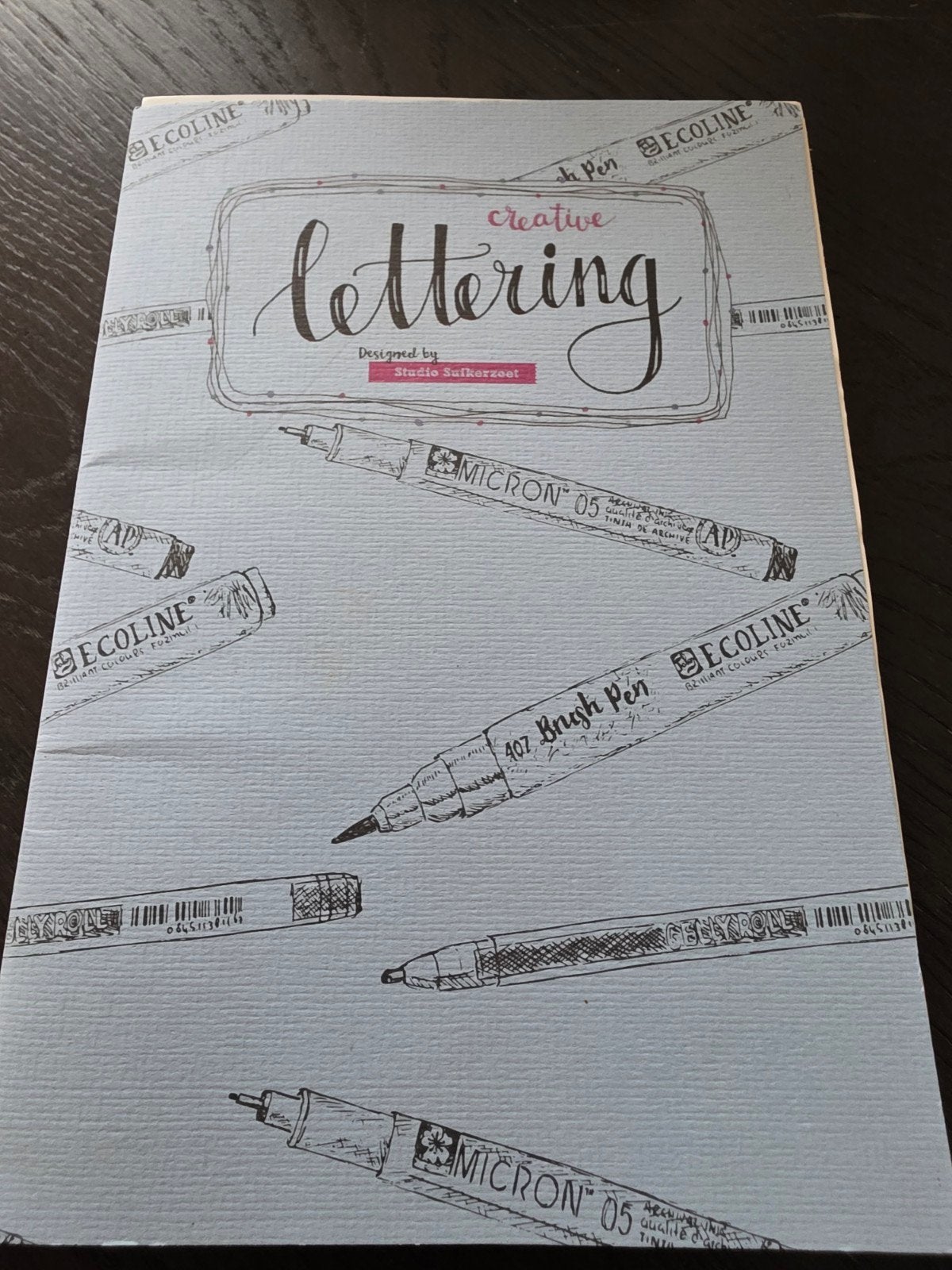Lettering creative boekje, Hobby en Vrije tijd, Ophalen of Verzenden, Gebruikt, Blanco kaart of Basiskaart