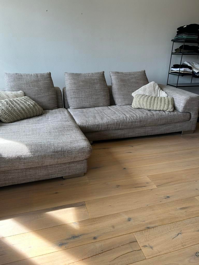 Hoekbank + Loveseat, Huis en Inrichting, Banken | Complete zithoeken, Gebruikt, Ophalen