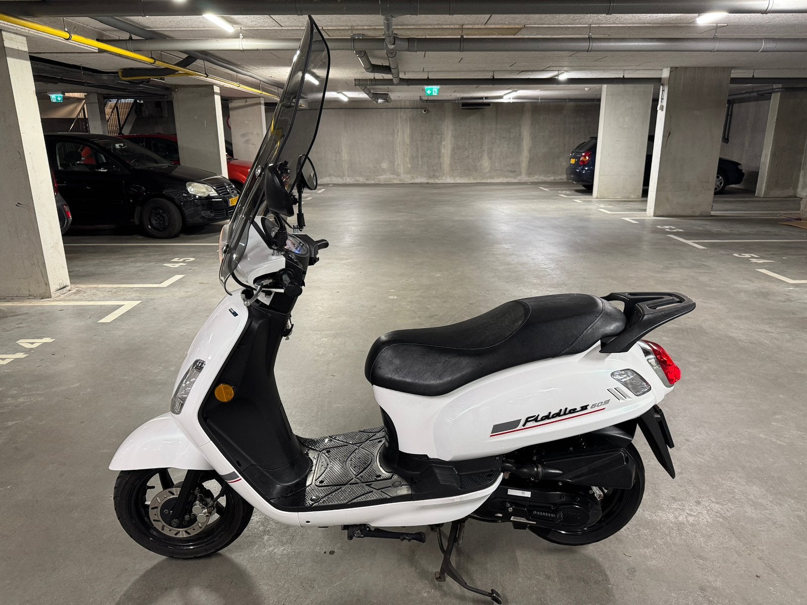 Sym Fiddle 2, Fietsen en Brommers, Scooters | SYM, Ophalen, Gebruikt, Maximaal 45 km/u, Benzine