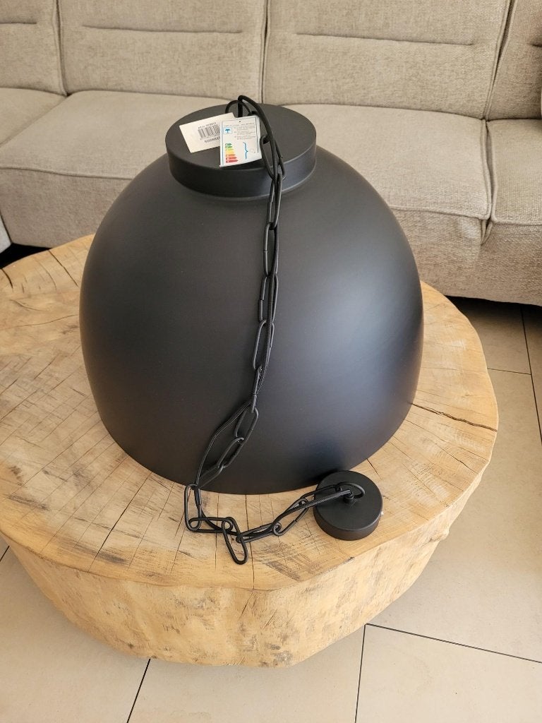 Hanglamp Ø60x42 cm KYLIE zwart-goud, Huis en Inrichting, Lampen | Hanglampen, Ophalen, Nieuw, Metaal, Royal Bronze