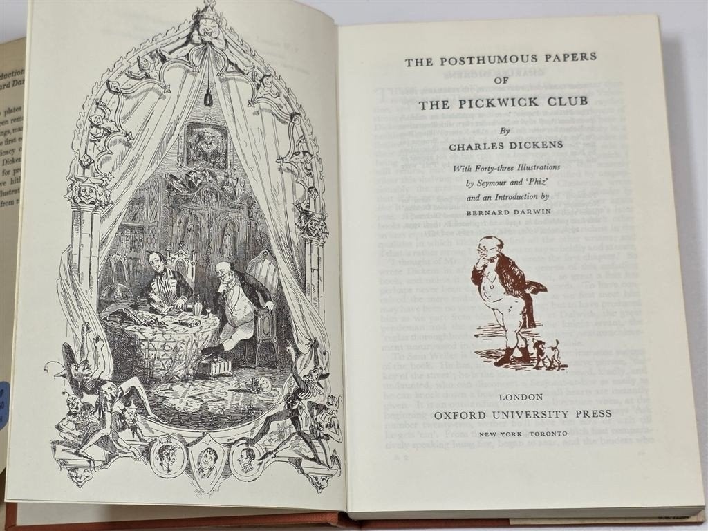 Pickwick Papers — Illustrated Oxford Edition Dickens 1971, Boeken, Ophalen of Verzenden, Gelezen