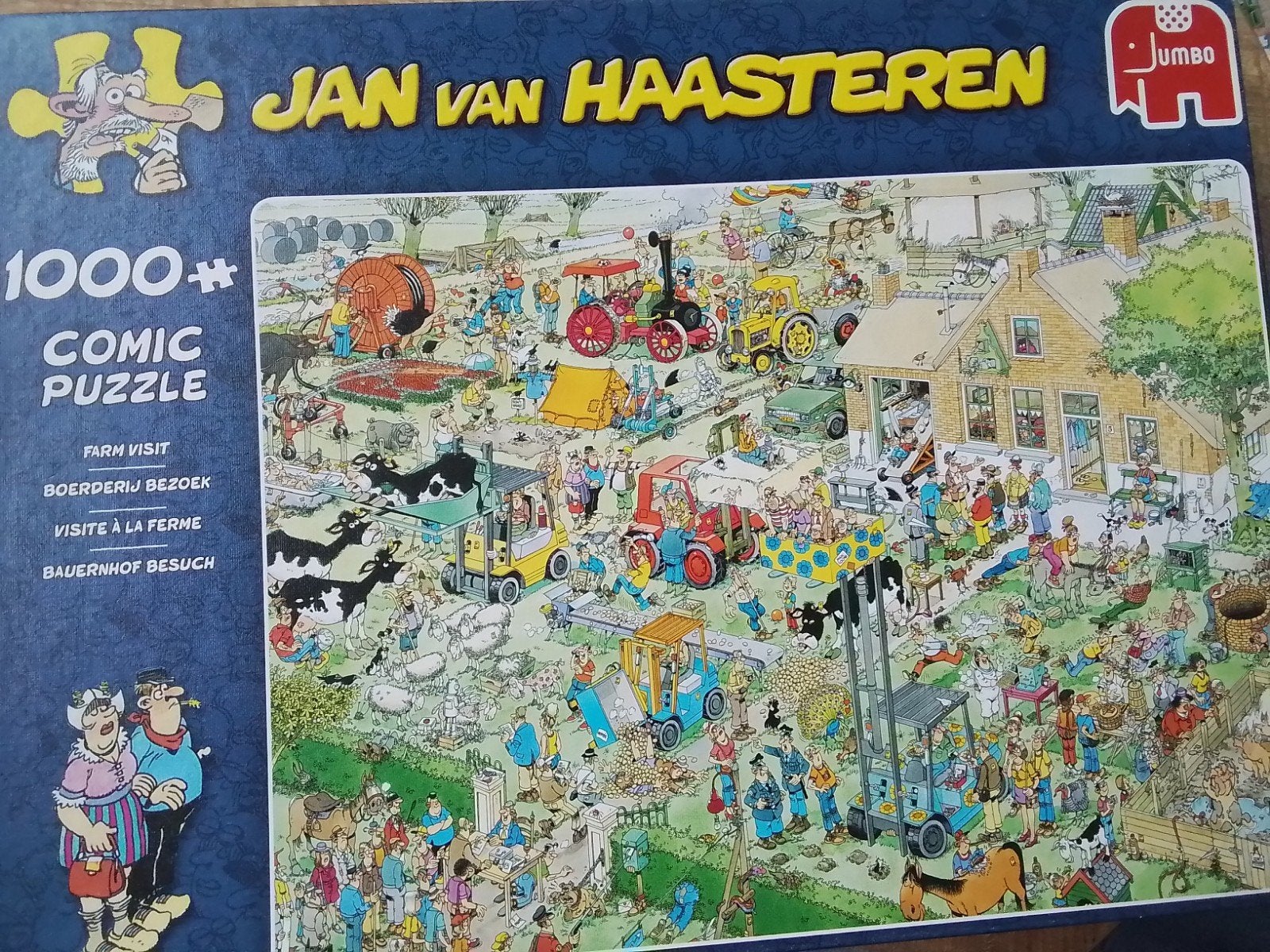 Jan van haasteren puzzels, Ophalen, 500 t/m 1500 stukjes, Zo goed als nieuw