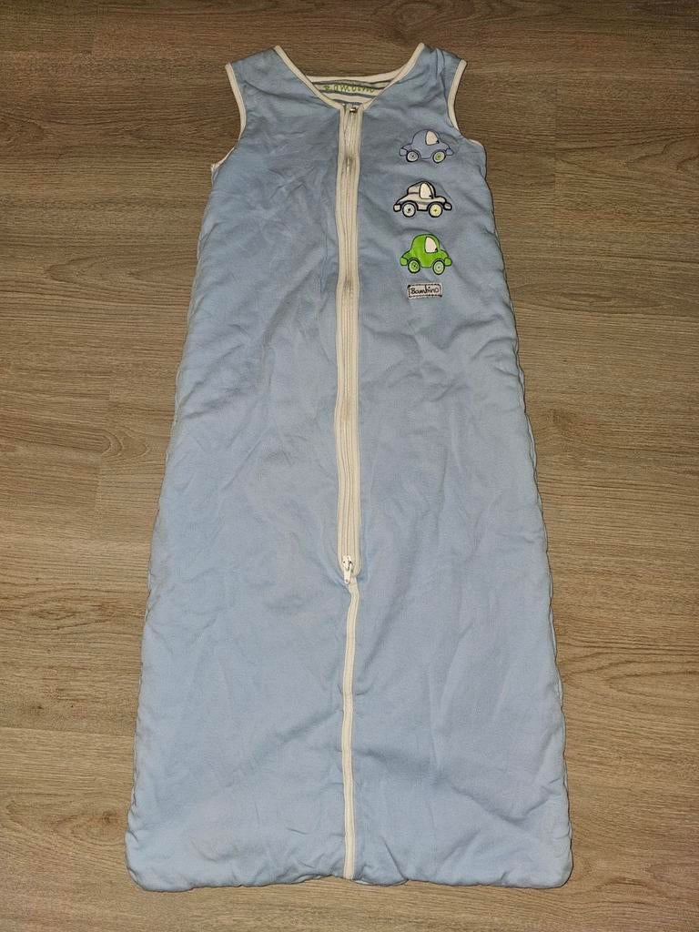 Slaapzak 100 cm met auto's, Kinderen en Baby's, Ophalen of Verzenden, Gebruikt, 100 cm of meer, Slaapzak
