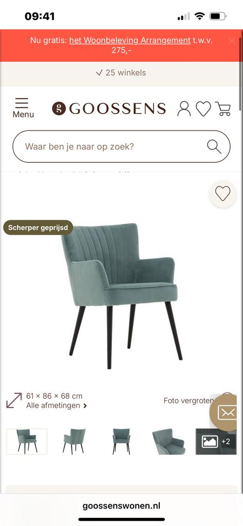 Prachtige set van 6 stoelen Rob van Goossens 99 euro P/S, Huizen en Kamers, Kamers te huur