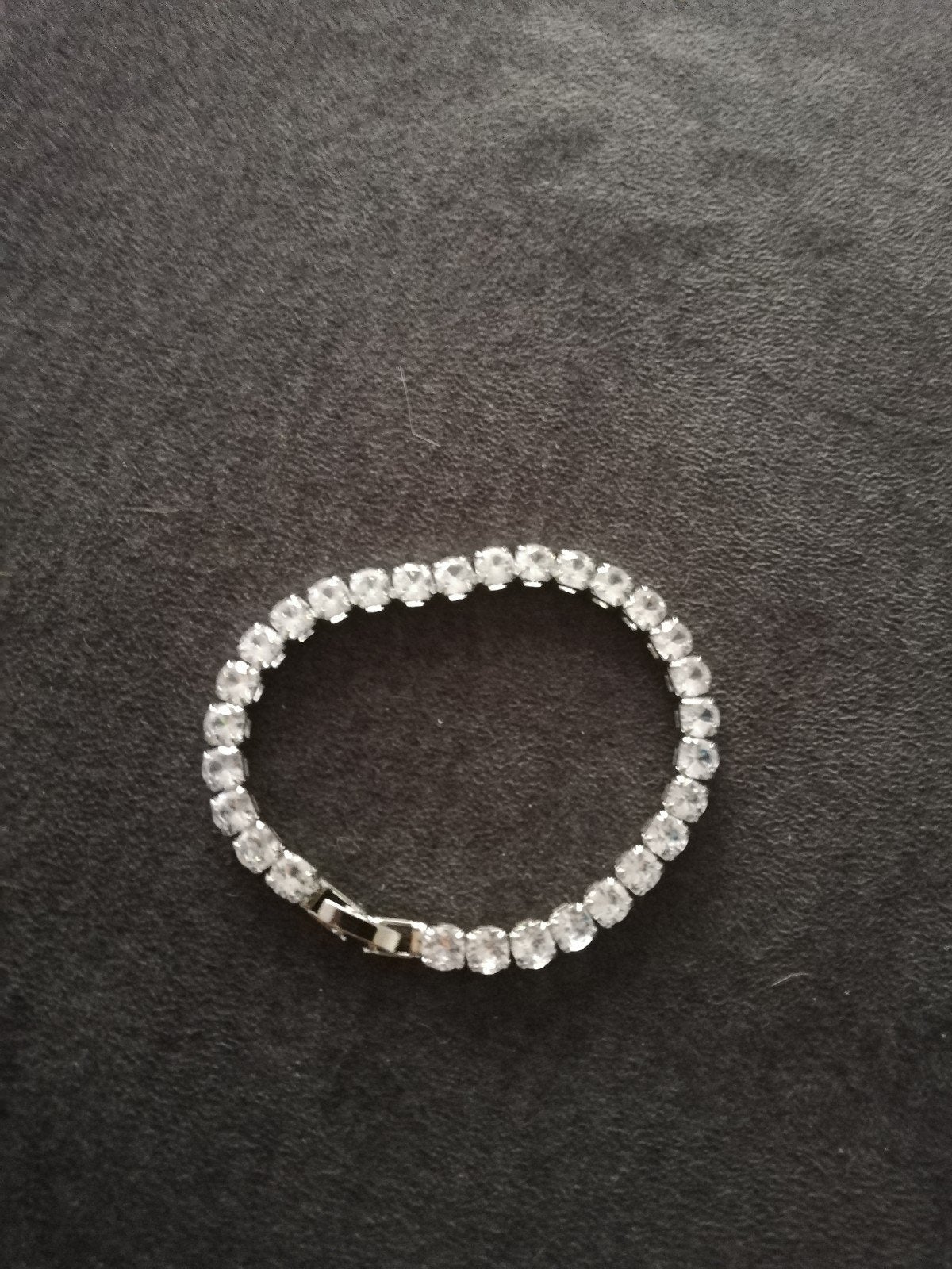 zilveren tennis armband dames, Ophalen of Verzenden, Nieuw, Zilver, Zilver