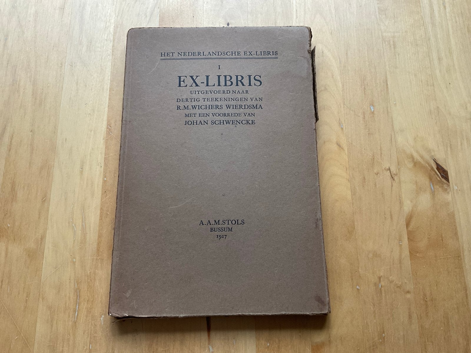 Het Nederlandse Ex-Libris I - R.M. Wichers Wierdsma (1927), Ophalen of Verzenden, Gelezen