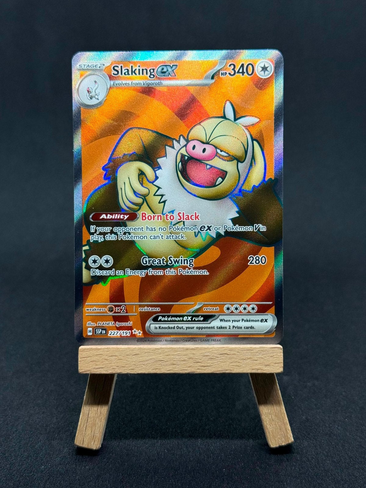 Pokémon TCG Slaking ex SSP 227 | Ultra Rare, Ophalen of Verzenden
