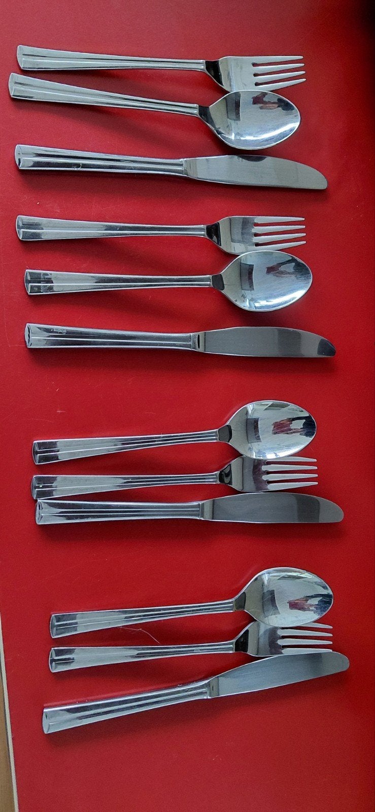 Villeroy en boch 4x lepel vork mes (+ evt  5 vorken), Ophalen of Verzenden, Zo goed als nieuw, Rvs of Chroom