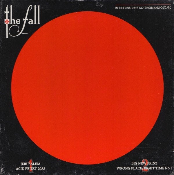 the fall/jerusalem-alt/indie/punk-ZELDZAAM-2x single box+kaa, Cd's en Dvd's, Boxset, Gebruikt, Verzenden, 7 inch